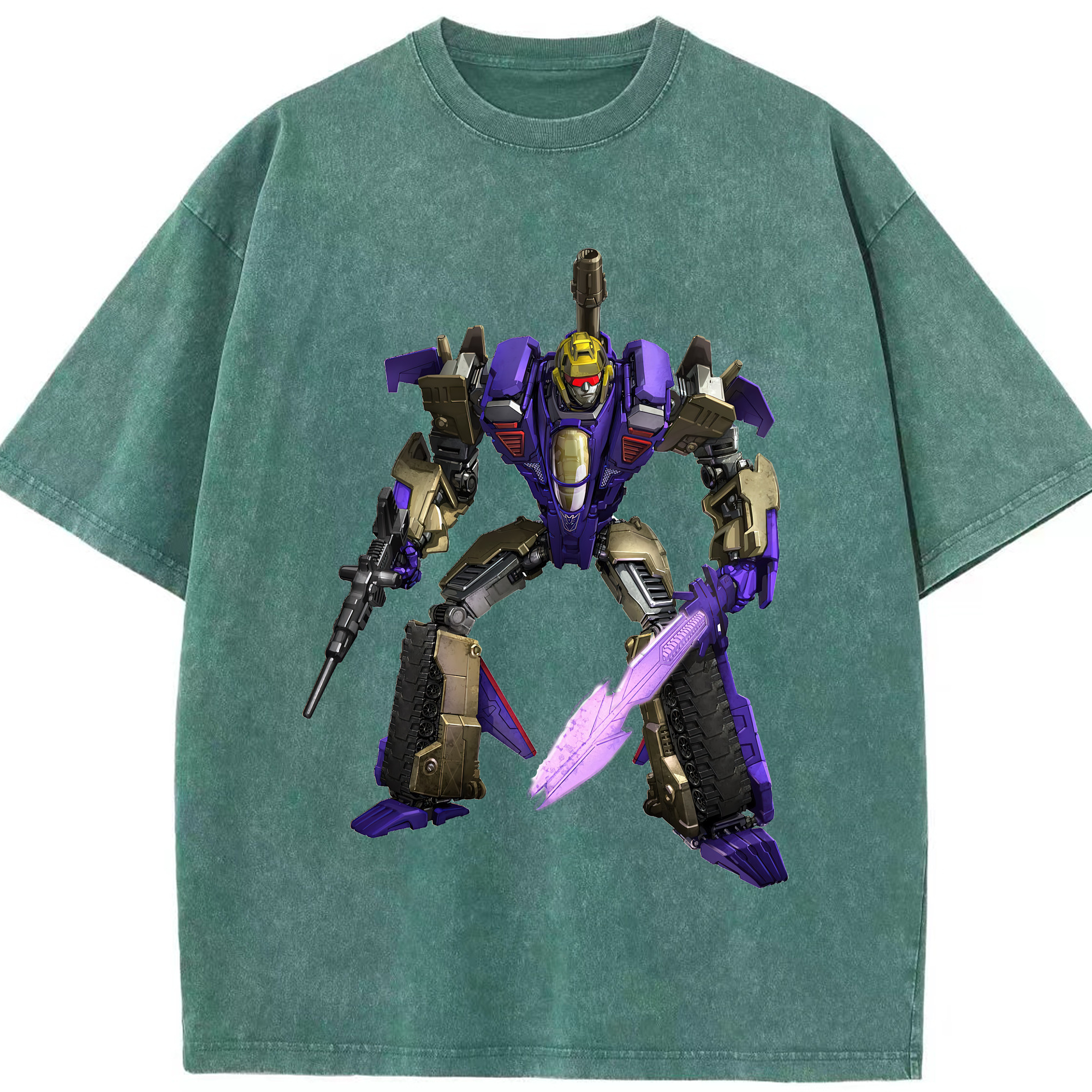 （画像用） Transformers トランスフォーマー 綿100% ヴィンテージ風 半袖Tシャツ（フロントプリント）